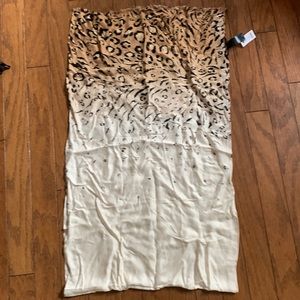 Leopard print scarf